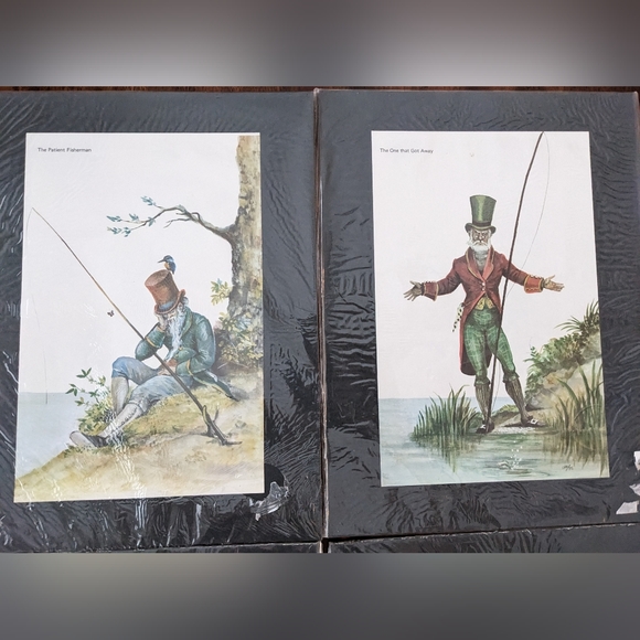 Scotland's NORMAN ORR Unframed Fishing Prints - Picture 3 of 5